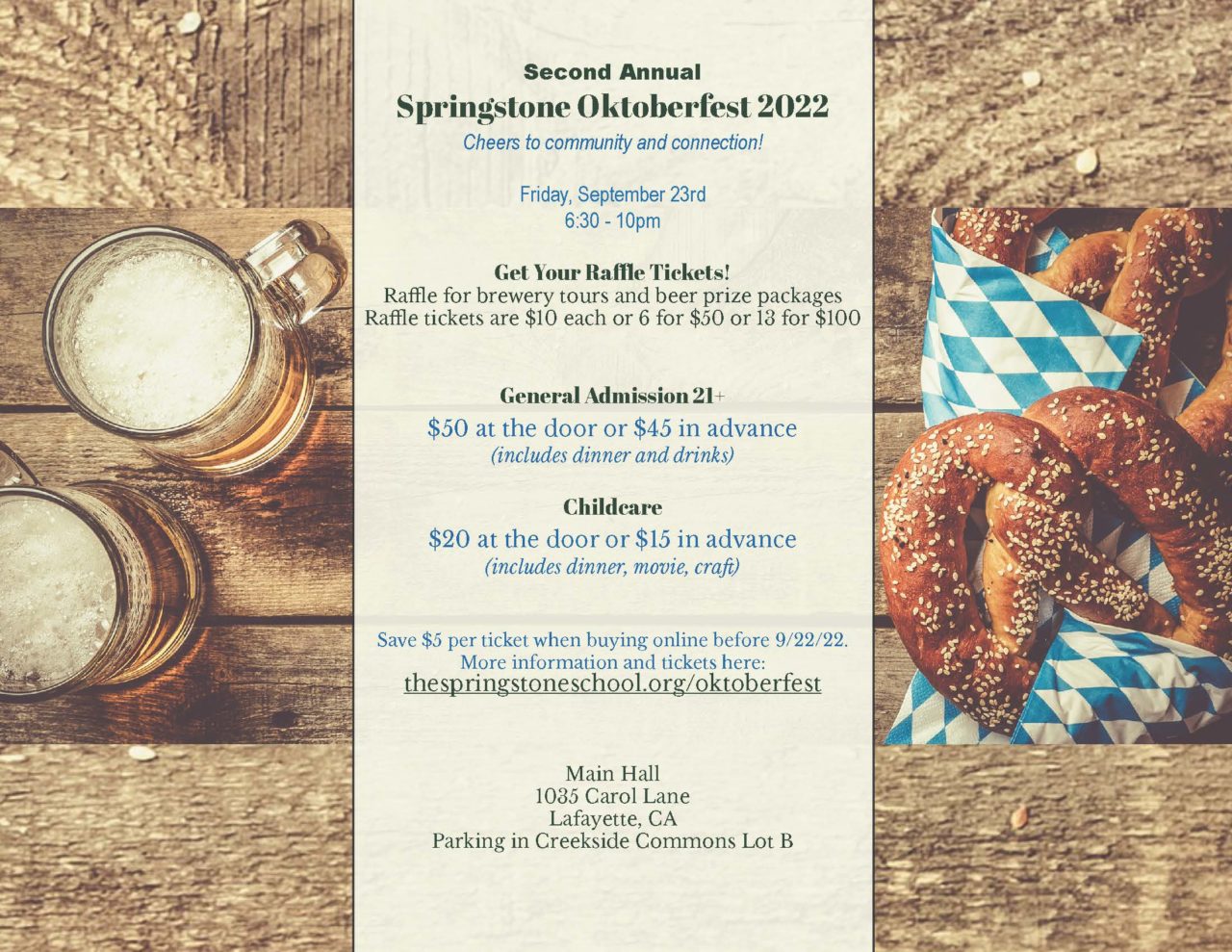 Oktoberfest Fundraiser The Springstone School Lafayette, CA